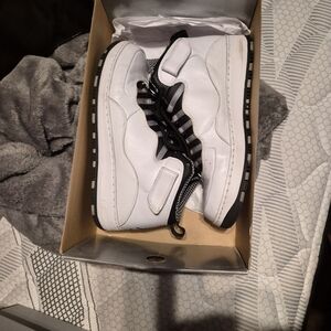 White and Black Men's Sneakers